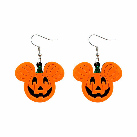 Aretes Temáticos Halloween: Fantasma, Calabaza y Murciélago - Image 7