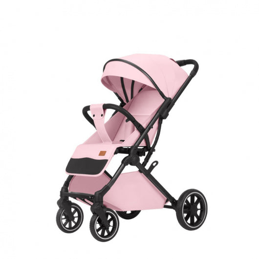 Cochecito de Bebé Reclinable Plegable con Suspensión de 4 Ruedas - Image 5
