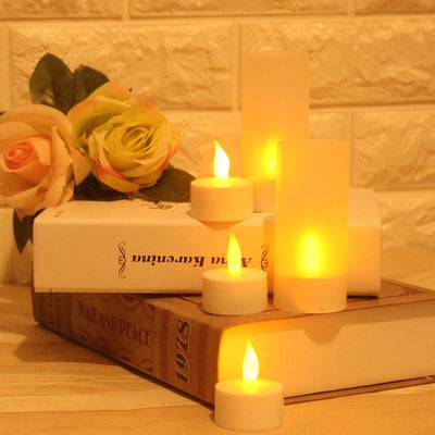 Vela LED Recargable Amarilla con Destello - Image 13
