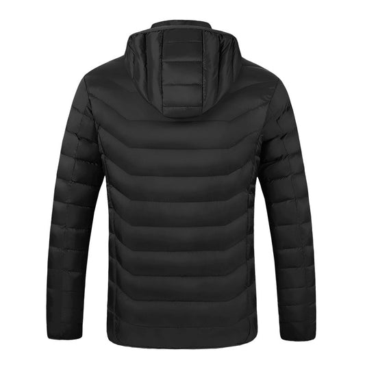 Chamarra Calefactable de Pluma para Hombre, Estilo Casual - Image 2