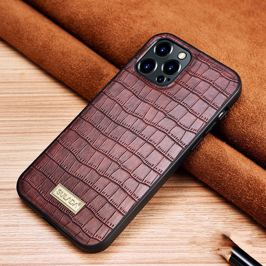 Funda Móvil SULADA Cuero Lujo Ultra Delgada con Patrón Elegante - Image 4