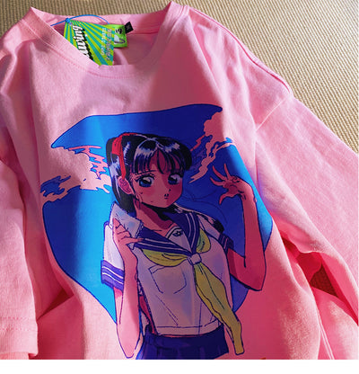 Playera Anime Manga Estudiante Manga Corta - Image 12