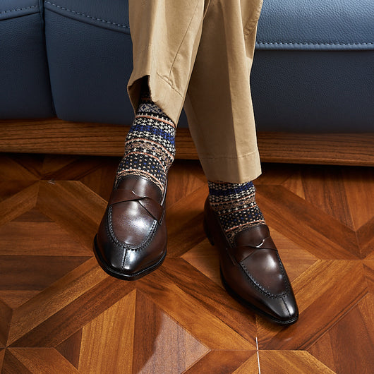 Zapatos de Cuero Genuino para Hombre Estilo Europeo y Británico - Image 17