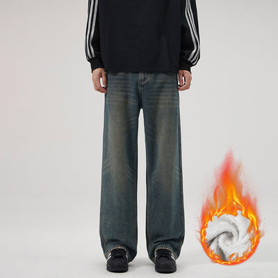 Jeans Vintage Holgados con Micro Acampanada para Hombre - Image 7