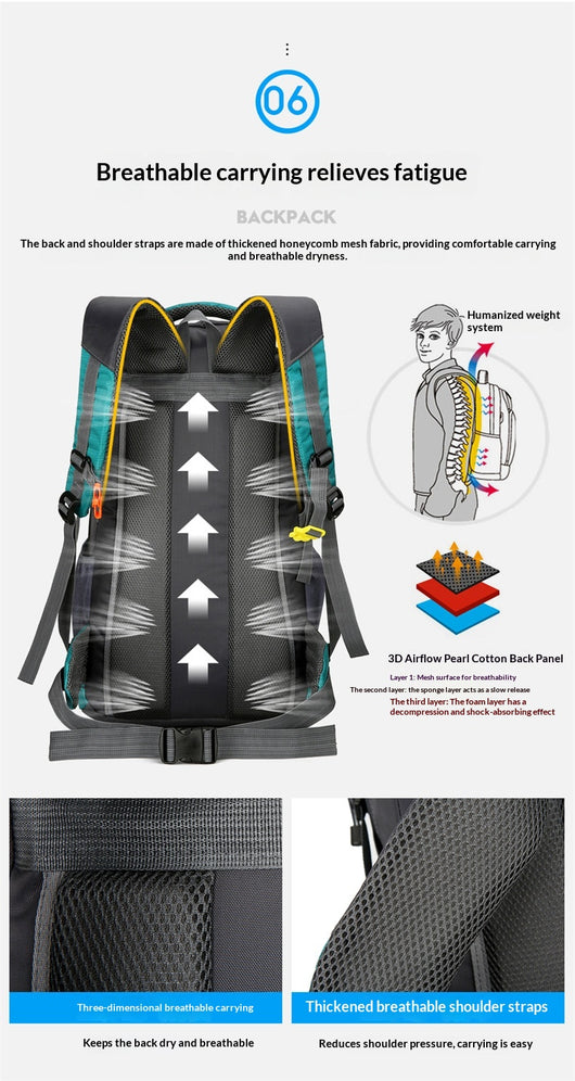 Mochila de Trekking de Gran Capacidad para Aventuras Outdoor - Image 21
