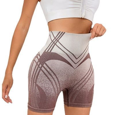 Shorts Deportivos Cintura Alta con Degradado - Image 5