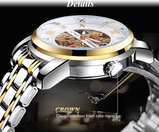 Reloj Mecánico Impermeable con Diseño Calado para Hombre - Image 22