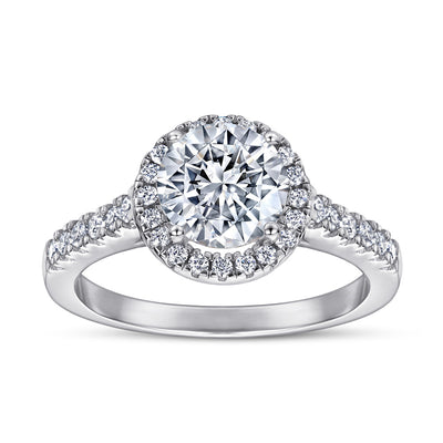 Anillo de Plata S925 Baño de Oro Blanco 18K Propuesta Matrimonial Elegante - Image 8