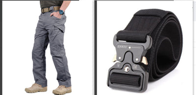 Pantalones de Senderismo Impermeables Holgados para Hombre - Image 8
