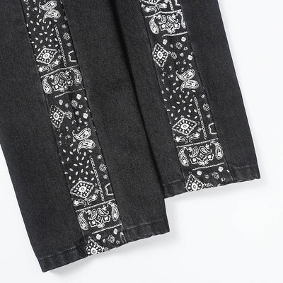 Jeans Hip Hop Vintage Desgastados con Detalles Floral - Image 11