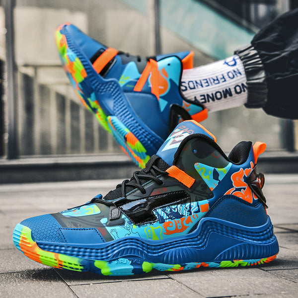 Zapatillas de Baloncesto Altas para Hombre - Estilo Deportivo Casual