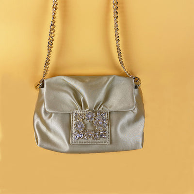 Bolso Bandolera Retro Arrugado con Cadena - Image 27