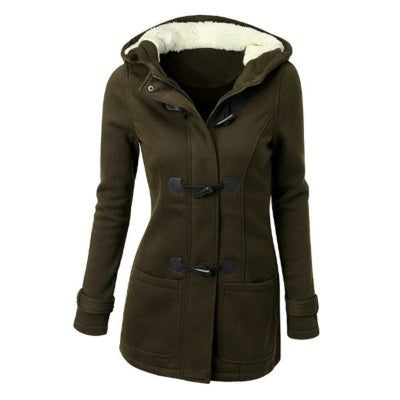 Abrigo Acolchado con Capucha para Mujer - Sudadera Térmica de Algodón - Image 5