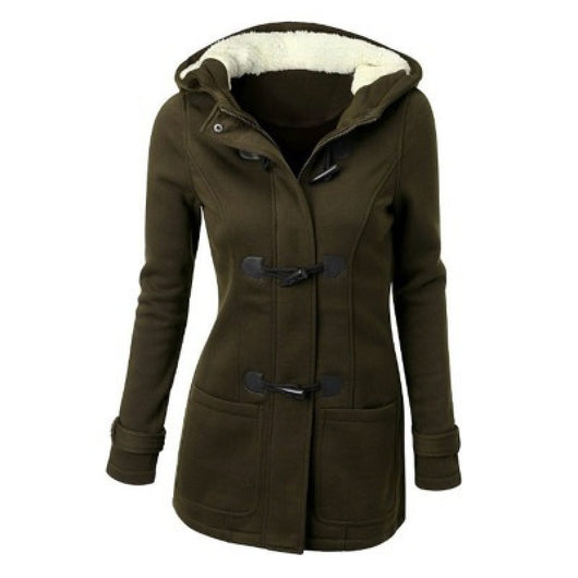 Abrigo Acolchado con Capucha para Mujer - Sudadera Térmica de Algodón - Image 5