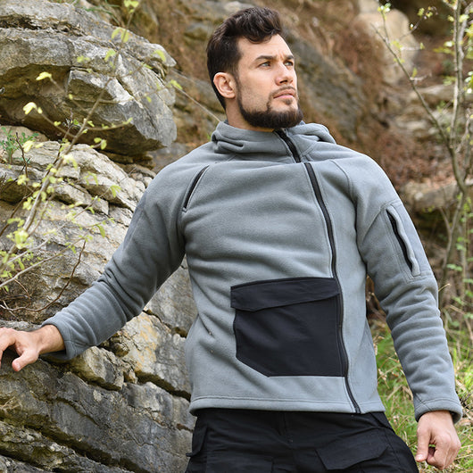 Sudadera con Capucha Camuflada para Hombre - Abrigo Outdoor Transpirable y Cálido - Image 4