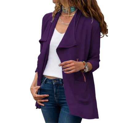 Chaqueta Cardigan Ligera de Manga Larga - Básico Versátil para Todos los Días - Image 5