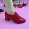 Zapatos Cómodos para Mujer con Tacón Bajo y Suela Suave