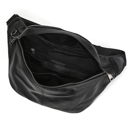 Bolsa de Pecho de Cuero Genuino para Hombre - Grande y Versátil - Image 17