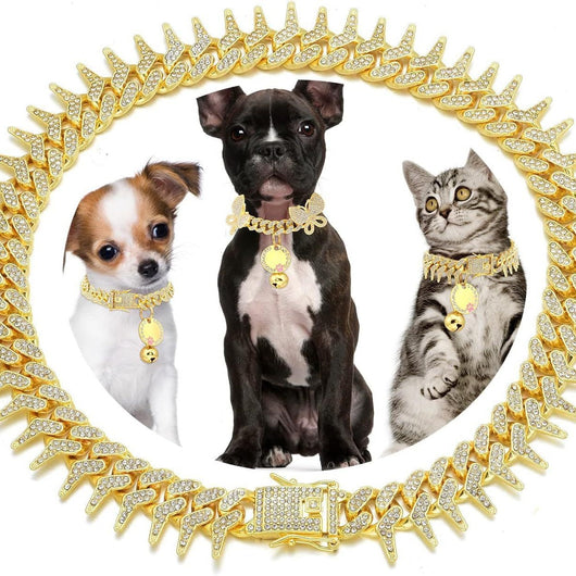 Collar Diamante para Mascotas Estilo Europeo y Americano - Image 3