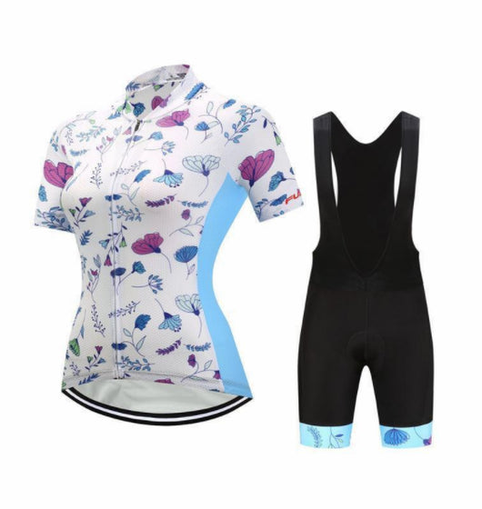Conjunto de Ciclismo Profesional con Mangas Cortas y Babero - Image 9