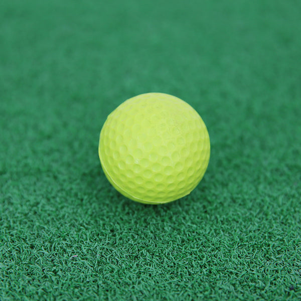 Pelota de Golf Espuma PU para Niños - EVA Verde Alta Elasticidad Interior