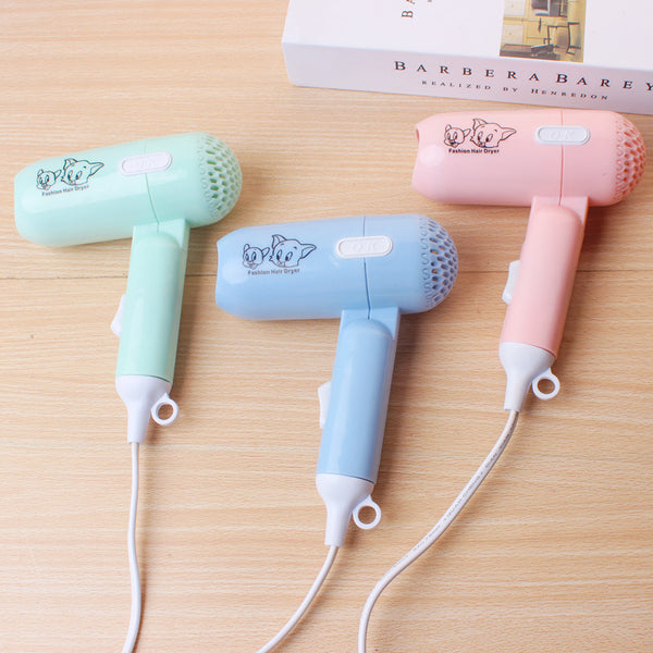 Secador de Cabello Portátil Plegable Adorable con Diseño de Dibujos