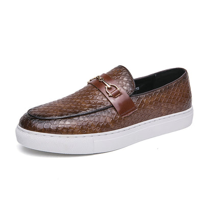 Mocasines de Cuero Británico con Hebilla Doble - Zapatos Ejecutivos Versátiles - Image 6