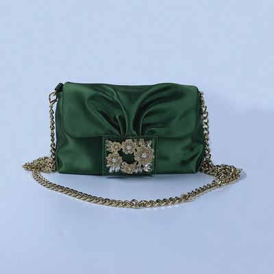 Bolso Bandolera Retro Arrugado con Cadena - Image 15