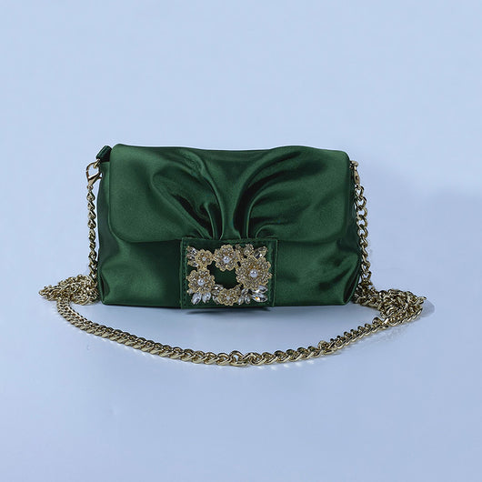 Bolso Bandolera Retro Arrugado con Cadena - Image 15