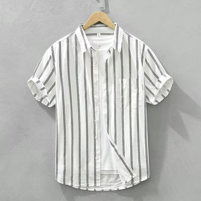 Camisa Estampada Tie-dye Japonés de Verano para Hombre - Image 4