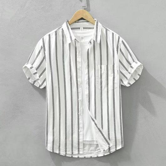 Camisa Estampada Tie-dye Japonés de Verano para Hombre - Image 4