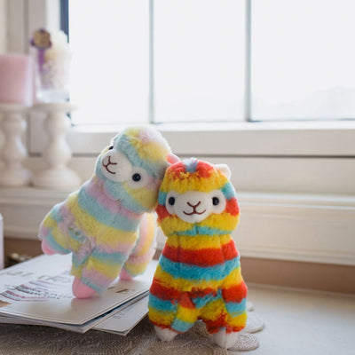 Peluche Alpaca Arcoíris - Juguete Suave y Colorido - Image 12
