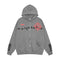 Cardigan Moletom Superdimensionado com Estampa de Letras - Tendência Urbana