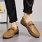 Zapatos Casuales de Cuero con Suela Flexible para Hombre