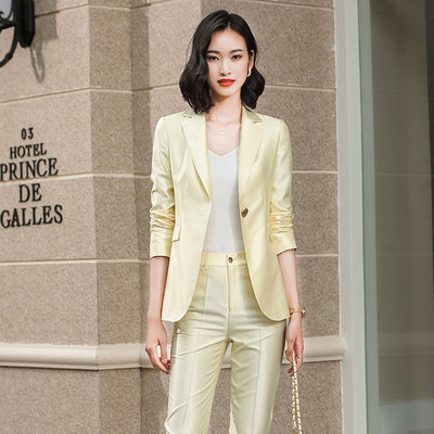 Traje Ejecutivo de Acetato para Mujer - Elegancia Profesional - Image 9