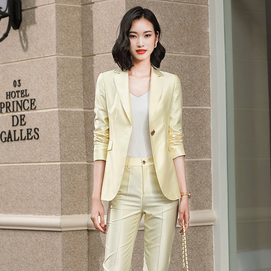 Traje Ejecutivo de Acetato para Mujer - Elegancia Profesional - Image 9