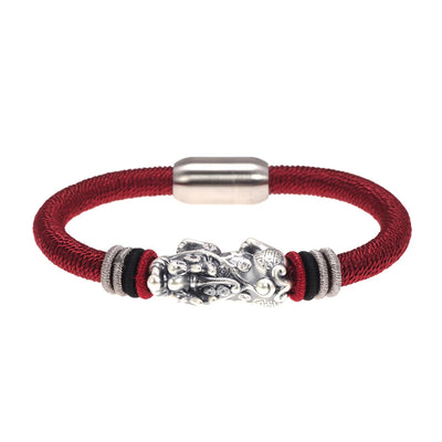 Pulsera Nudo Diamante Brave en Plata Pura 99 - Image 12