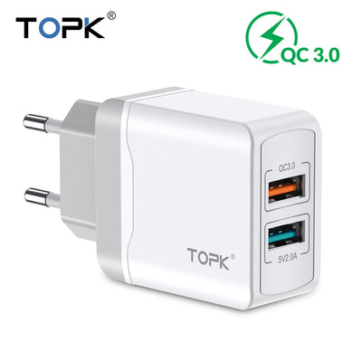 Cargador Rápido Dual USB Quick Charge 3.0 de 18W - Image 6