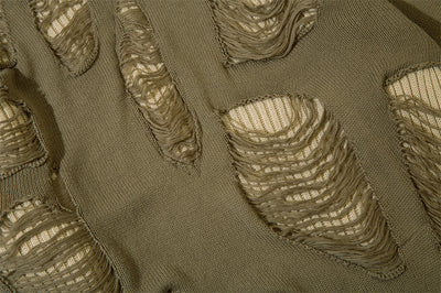 Playera Holgada de Cuello Redondo y Manga Larga - Image 6