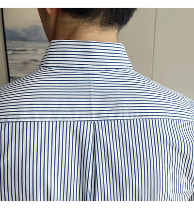 Camisa Manga Larga a Rayas para Hombre Otoño Invierno - Image 15