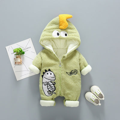 Mameluco Acolchado de Algodón para Bebé - Unisex con Forro Grueso - Image 5