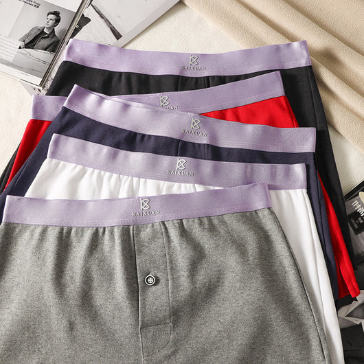 Bóxers de Algodón Sueltos Talla Grande para Hombre - Image 3