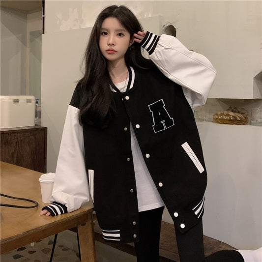 Chaquetas Cortas Holgadas y Ajustadas de Manga Larga