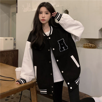 Chaquetas Cortas Holgadas y Ajustadas de Manga Larga