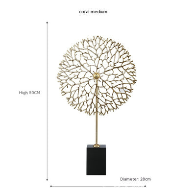 Árbol de Coral Decorativo Metálico Lujo - Escultura para Entrada y Sala de Estar - Image 8