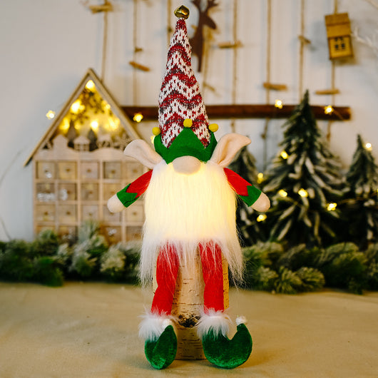 Muñeco Rudolph con Elfo Navideño y Luces LED - Image 5