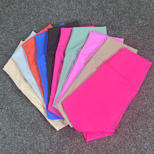 Shorts Yoga Cintura Alta Transpirable Secado Rápido para Mujer