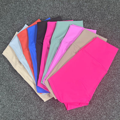 Shorts Yoga Cintura Alta Transpirable Secado Rápido para Mujer