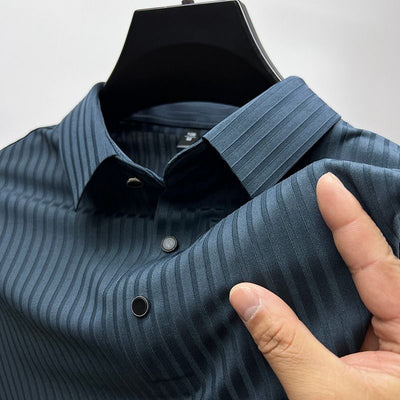 Camisa Fresca de Seda de Hielo para Hombre - Manga Corta Transpirable - Image 10