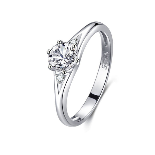 Anillo de Plata 925 con Diamantes Incrustados Clásico - Image 10